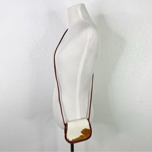 Vintage Zippi Cow Hide Leather Mini Crossbody Bag
